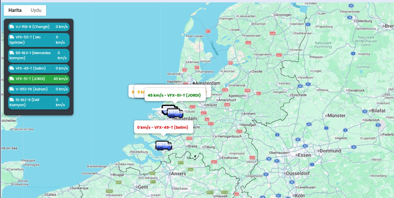 🚛 Soğuk Zincirde Araç Takibi ve Sıcaklık Kontrolü ile Tam Güvenlik